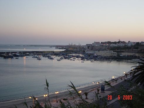 Sines as dusk falls