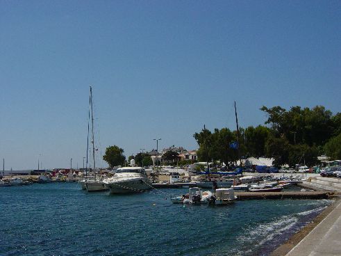 Moored at &Aacute;yios Kirikos, Ikaria