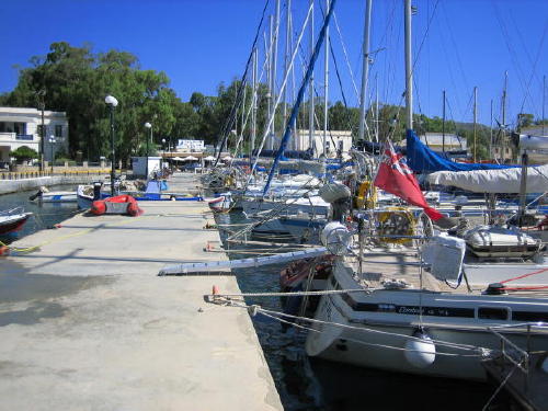On the quay at Leros